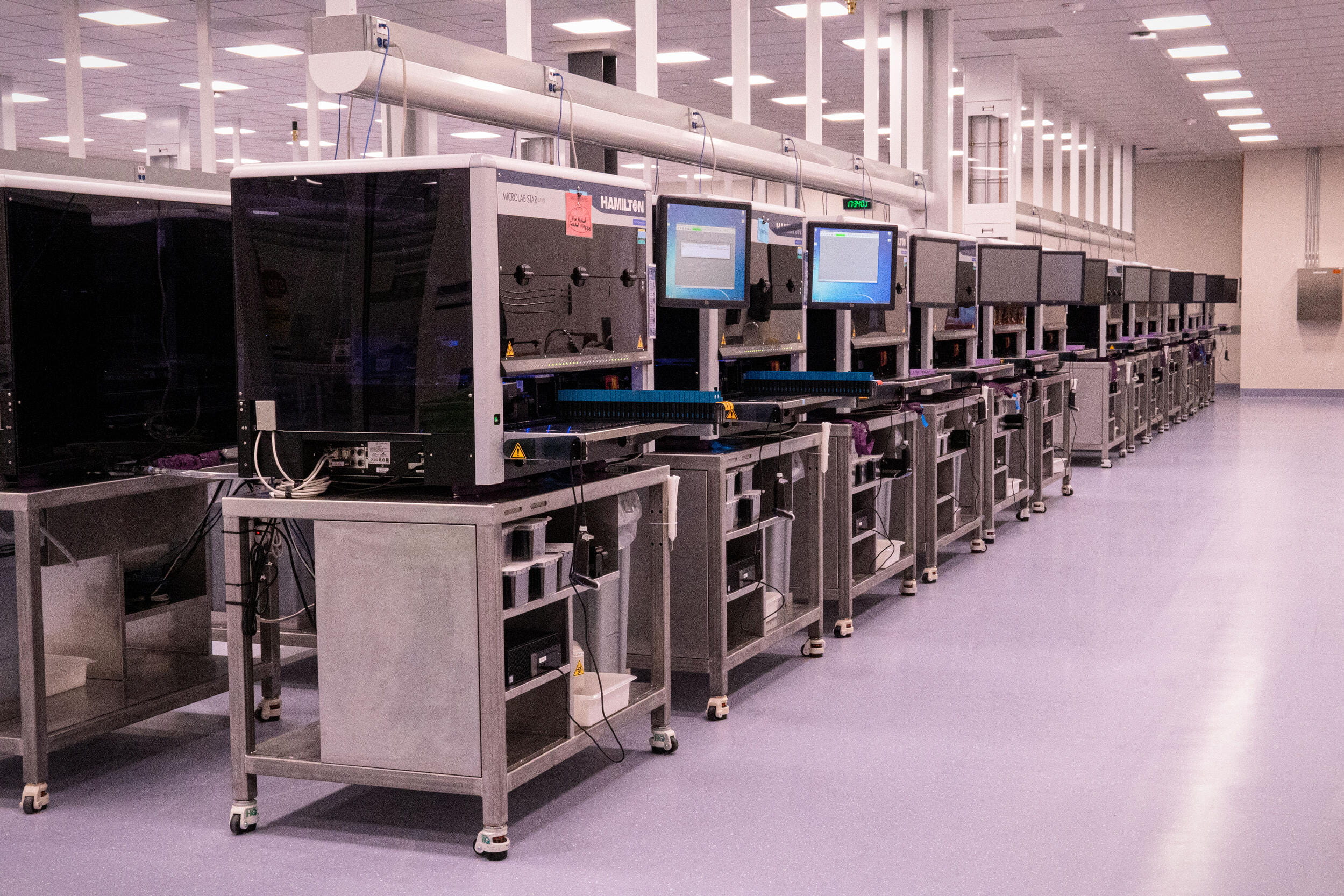 High tech lab equipment that normally looks for DNA associated with colorectal cancer was retrained to look for coronavirus instead. 